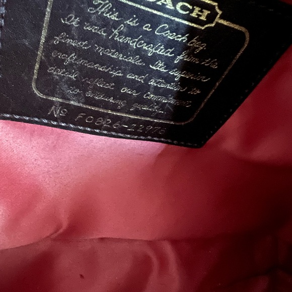 Vintage Used golden coach bag - Picture 6 of 8